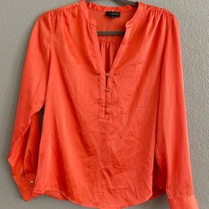 The Limited Orange Blouse